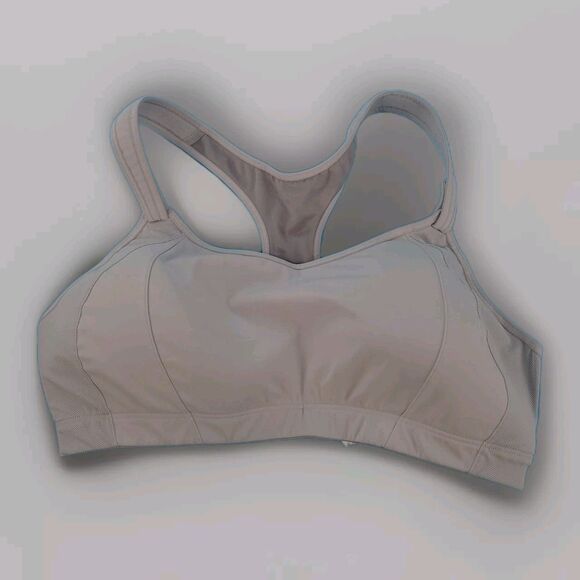 Syrokan Sports Bra Women's 42 DD Grey  Mesh Detail Racerback Adjustable Straps - Picture 1 of 9